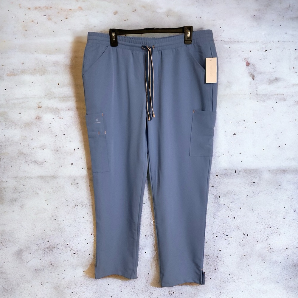 COPY - Dolan Ciel Blue 6 pocket Core Scrubs New with tags SZ XL